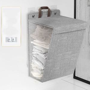 키밍 벽걸이 빨래바구니 접이식 세탁 다용도 대형 빨래바구니 세탁바구니 접이식바구니 벽걸이 빨래통 세탁