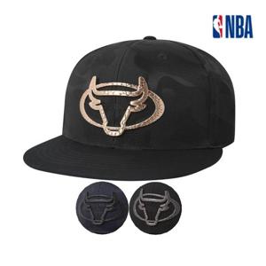 [엔비에이]남여공용 시카고불스 빅 메탈 포인트 스냅백 모자 (N255AP623P)