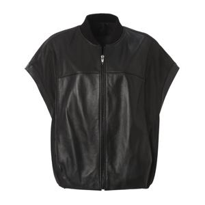 [아이잗바바]우븐 배색 가죽 베스트 BR9E3LT021