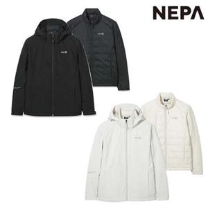 네파 7L50602 남성 등산 캠핑 바람막이 경량 다운 세트 마운틴 3IN1 방풍 윈드 자켓