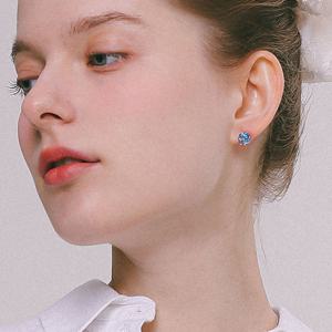 제이로렌 런던블루 토파즈 실버 귀걸이 M04007