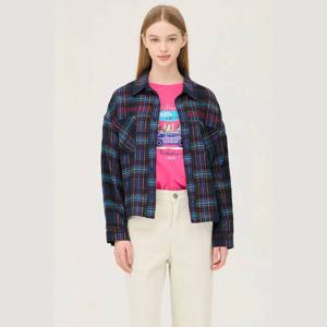 [베네통]비올라 체크 블라우스 BABL02511