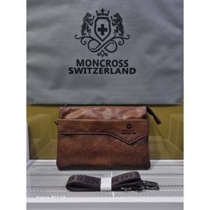 [몽크로스]빈티지잔주름 클러치&크로스백 MK954-2(브라운)_DG