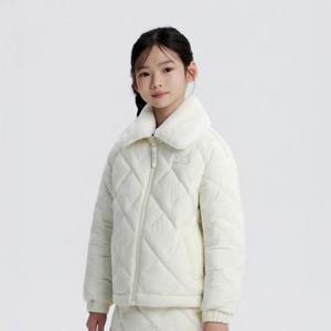 내셔널지오그래픽 키즈 [현대울산점] [2025 신상] K254GPD010 여아 튜브 경량 패딩 점퍼 IVORY