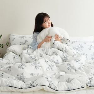 [나이스필]샤르망 뜨왈 고밀도면 밍크극세사 차렵베개패드세트S