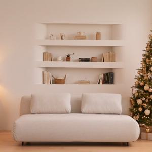 세인트블랑 누아주 갤럭시 3인 패브릭 원룸 독립스프링 소파베드 접이식 침대 sk