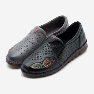 소가죽 단화(T09) 여자 신발 슬립온 로퍼 캐주얼화