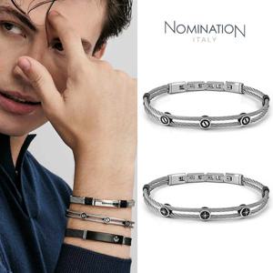 노미네이션 팔찌 SEALOVER (씨러버) 스틸 블랙디테일 남자팔찌 135000 여자팔찌 커플팔찌 팔찌선물