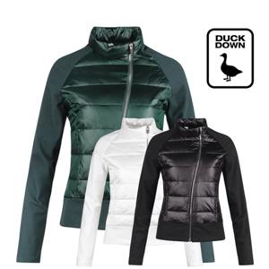 럭스골프 여성 방풍 플리스매치 덕다운 점퍼 LB2W809W