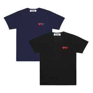 ] 꼼데가르송 더블와펜 원포인트 남자 반팔티