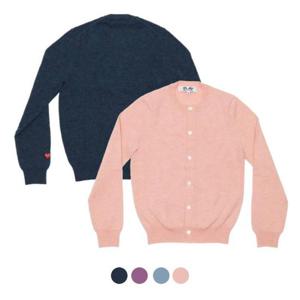 꼼데가르송 여자 가디건 램스울 긴팔 울 카디건