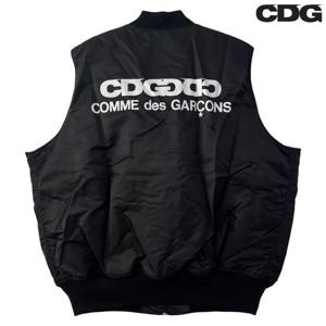 CDG x 알파인더스트리 MA-1 베스트 패딩조끼 SZ-V001-051-A