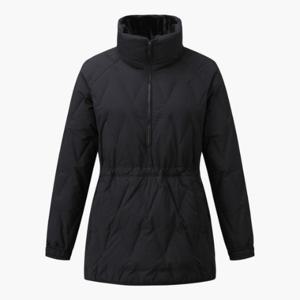 데상트골프패딩 JQS DP42WFDJO5-BLKG 여성 중힙기장 패딩 아노락 BLACK