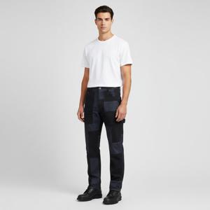 ALEXANDER MCQUEEN 패치워크 워크웨어 진 (759112 QVZ21 0903)