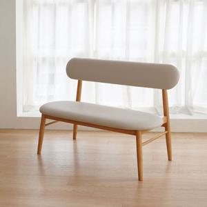 마루이 오클린 원목 식탁 벤치 2인