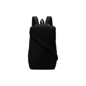 25 FW 이세이미야케 여성 블랙 바이어스 플리츠 백팩 261941F042000