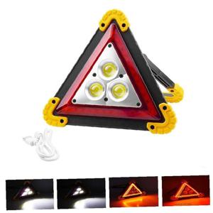 충전식 LED 안전삼각대 사고표지판 비상 경고등
