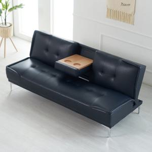 [기간한정 특가] 씨어터 3인용쇼파 접이식 소파베드 관리가쉬운 이지클린 에어레더가죽 등받이 3단 각도조절 쇼파침대