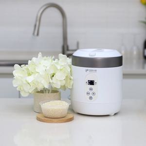 [1인가구를 위한 부담없는 크기와 간편한 원터치조작] 키친아트 1-2인용 미니 보온밥솥 KRC-1005WS