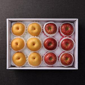 [작심밀도]사과.배 혼합세트5호 6.5kg(사과6입,신고배6입)