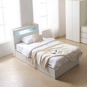마르체 리움 LED서랍 미니싱글 수납침대+본넬매트리스 BKC780C (착불)