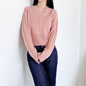 [리빌모아]여자 러블리 꽈배기 긴팔 가을 니트 DJW-KN-SCAT1028-