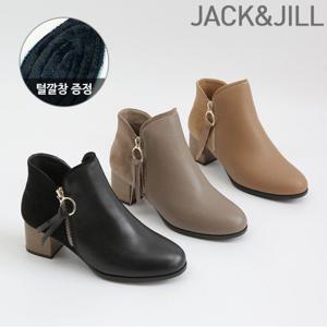 잭앤질 wedyaM 콜라보 소가죽앵클부츠(JD4710)