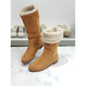 한슈 세이브존03 세이즈 스웨이드 투웨이 퍼안감 롱부츠 3cm AGHS572105gdA