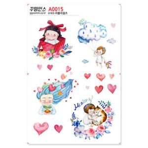 아트박스/꾸밈인스 A0015-꾸밈인스스티커_러블리걸즈