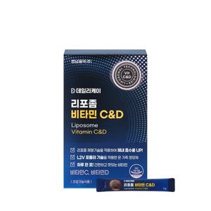 경남제약 데일리케이 리포좀 비타민C&D 30포 x 1박스