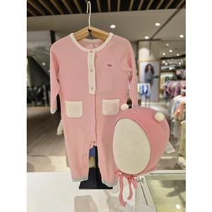 [블루독베이비] 25 FW(핑크)롤리팝모달세트우주복(45A7004113) 신생아 출산 백일 선물 조카 유아 아가옷 모