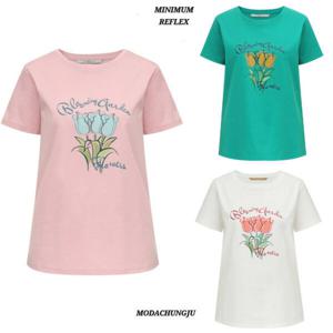[미니멈]MD 면100 플라워 기본 티셔츠  MD MYBAJI4380_CJ