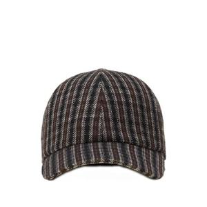 25 FW 랑방 스트라이프 로고 패치 캡 모자 AMHANCA12WCKH25 TP441673243