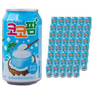 해태 코코팜 화이트요구르트 340ml x 48캔 (24캔 2박스)