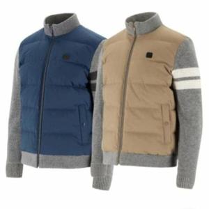 [엘르골프]소매니트 덕다운 점퍼6k72001