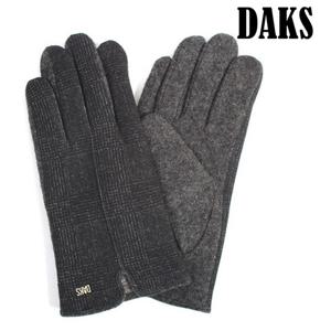 [닥스(장갑)]체크&모직배색 포인트 남성장갑GPR384I