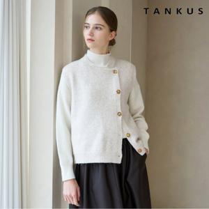 [탱커스] 버튼 포인트 울 니트 베스트 (TX4VT013L0)