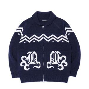 리트머스 HC38 여성 니트 카라 집업 LP5SF507