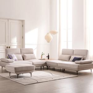 (착불) 헤이미쉬홈 몽드 6인용 아쿠아텍스 이지클린 조야 패브릭 모듈 카우치 수납선반 스윙 소파