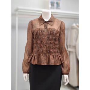 베스띠벨리 세이브존02 셔링 블라우스 BL-BAI2412-0