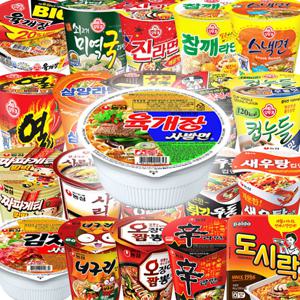 농심 육개장 사발면 x6컵 외 컵라면 소컵 골라담기