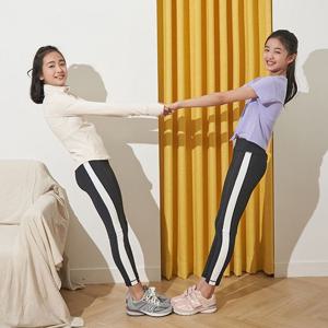 [요가피기](YP10122)사이드 라인 레깅스_뉴블랙