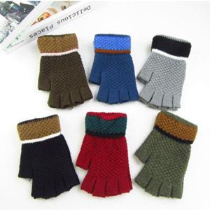 보온 니트 반손가락 반장갑