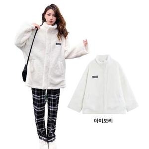 LEA-B84 뽀얀 뽀글이 집업