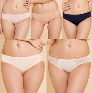 여성 데일리 헴 레이스 노라인 팬티 5종세트 LWP290104