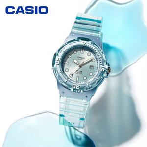 카시오 팝 투명 여자 아동 어린이 손목시계 LRW-200HS-2EVDF