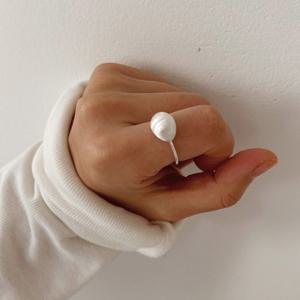 국산 silver 고퀄 92.5은 무광스지 물방울 은반지 실버반지