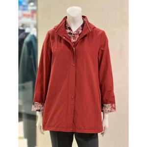 벨리시앙 세이브존01 프린트 배색 후드 집업 점퍼(2color) BY4330