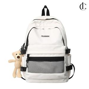 엘케이트 여자 백팩 노트북 수납 방수 나일론 학생가방 LJI093