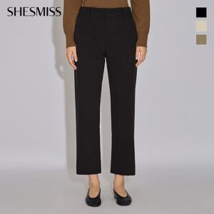 [쉬즈미스] 코튼 블렌드 배기핏 팬츠_SWWSLO31030